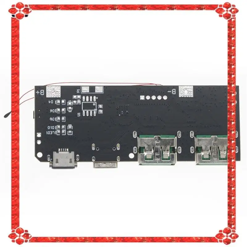 

24-часовая доставка QC4.0 QC3.0 LED Dual USB 5 В 4,5 А 22,5 Вт Micro/Type-C USB Mobile Power Bank 18650 Модуль зарядки Temperature Pro