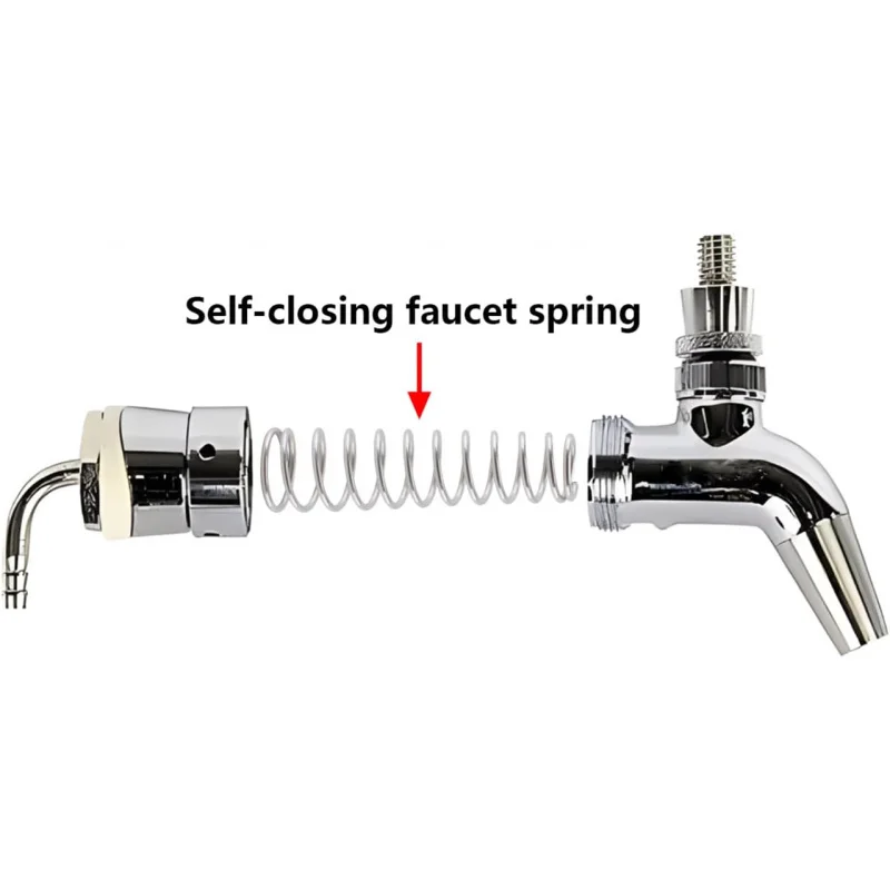 (2PCS) 38521 차단 수도꼭지 스프링 부품 Intertap 포워드 씰 맥주 수도꼭지, Nukatap 수도꼭지 및 Perlick Fa