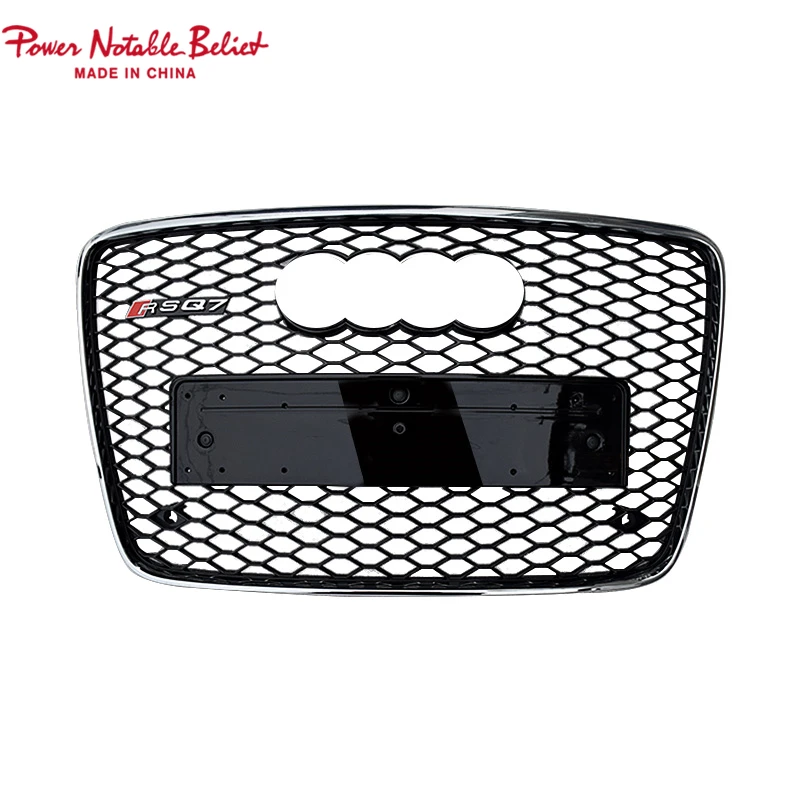 RSQ7 front grill for Audi Q7 SQ7 RSQ7 front bumper facelift mesh grill for Audi Q7 2006 2007 2008 2009 2010 2012 2013 2014 2015