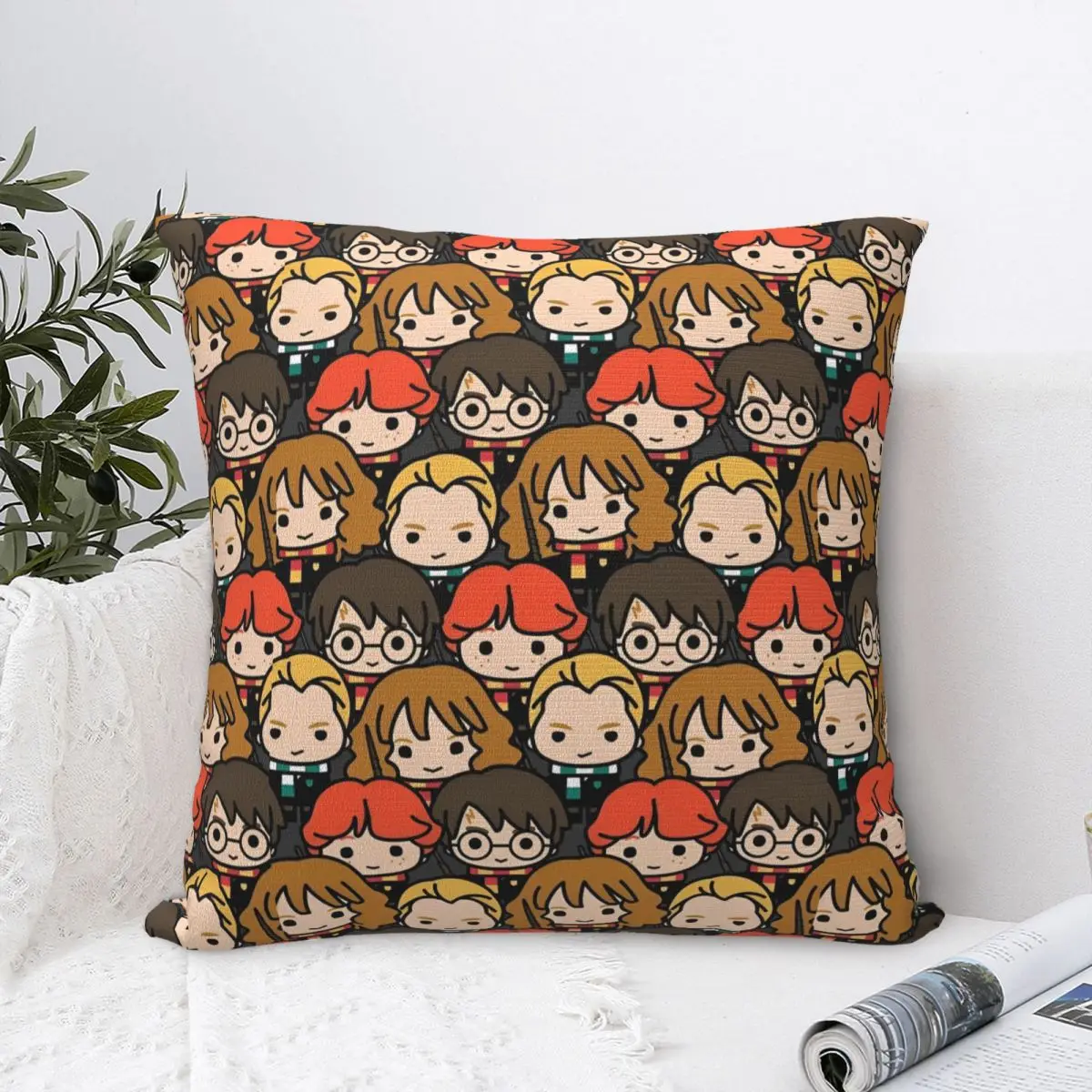 Stylish Car Harrys Potters Magic SchoolDecorations Pillowcase Stuff Pillow Covers Zippered Multiple Sizes