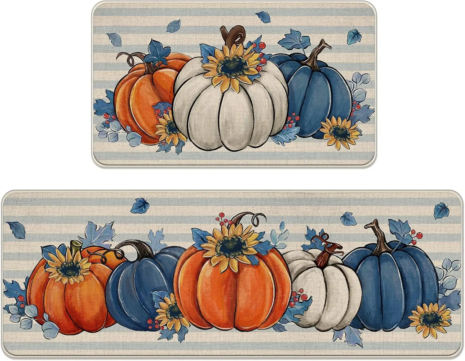 Herbst Kürbis Küchenmatten Herbst Ahornblatt Eingang Willkommen Fußmatte Wohnzimmer Balkon Flur Waschküche Rutschfester Teppich Dekor – Detail 7