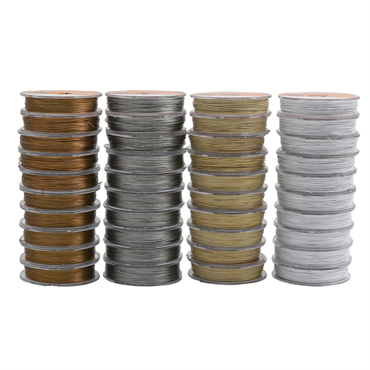 50m/Roll color retaining steel wire, soft wire, pearl gold and silver wire, handmade DIY earrings, bracelets, hairpins, winding