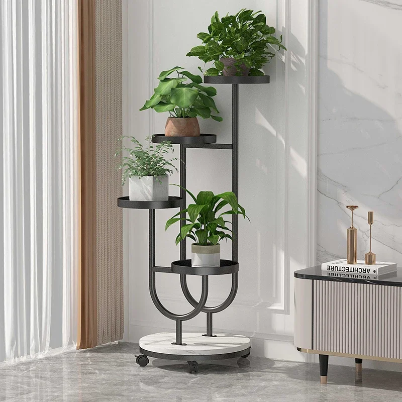 

Modern Aesthetics Simple Originality Plant Shelves Light Luxury Indoor Balcony Display Minimalist Plantenrek Outdoor Furniture
