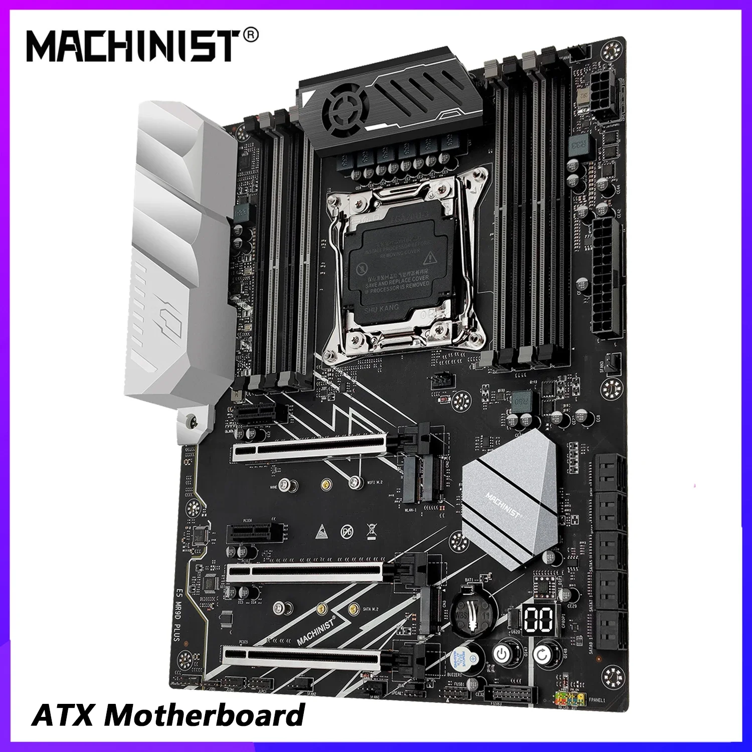 MACHINIST X99 MR9D PLUS ATX Motherboard Support LGA 2011-3 Xeon E5 V3/V4 CPU Processor DDR4 ECC/NON-ECC Memory RAM