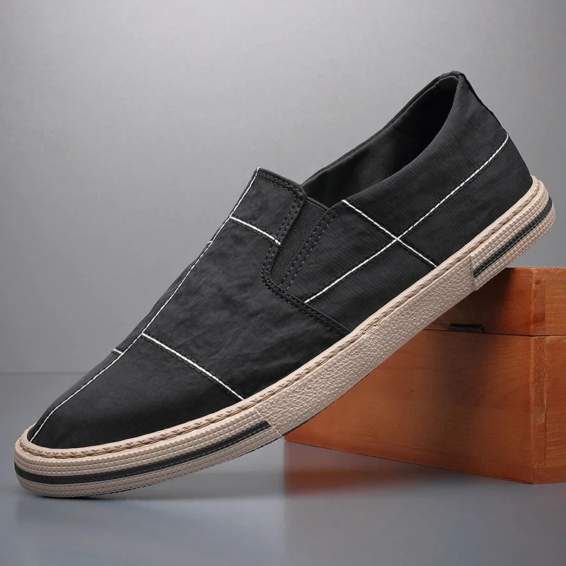 Flat Canvas Shoes For Men Fisherman Linen Cloth Loafers Summer Men's Sneakers New Style Shoes Sneakers Male Casual Shoes Man