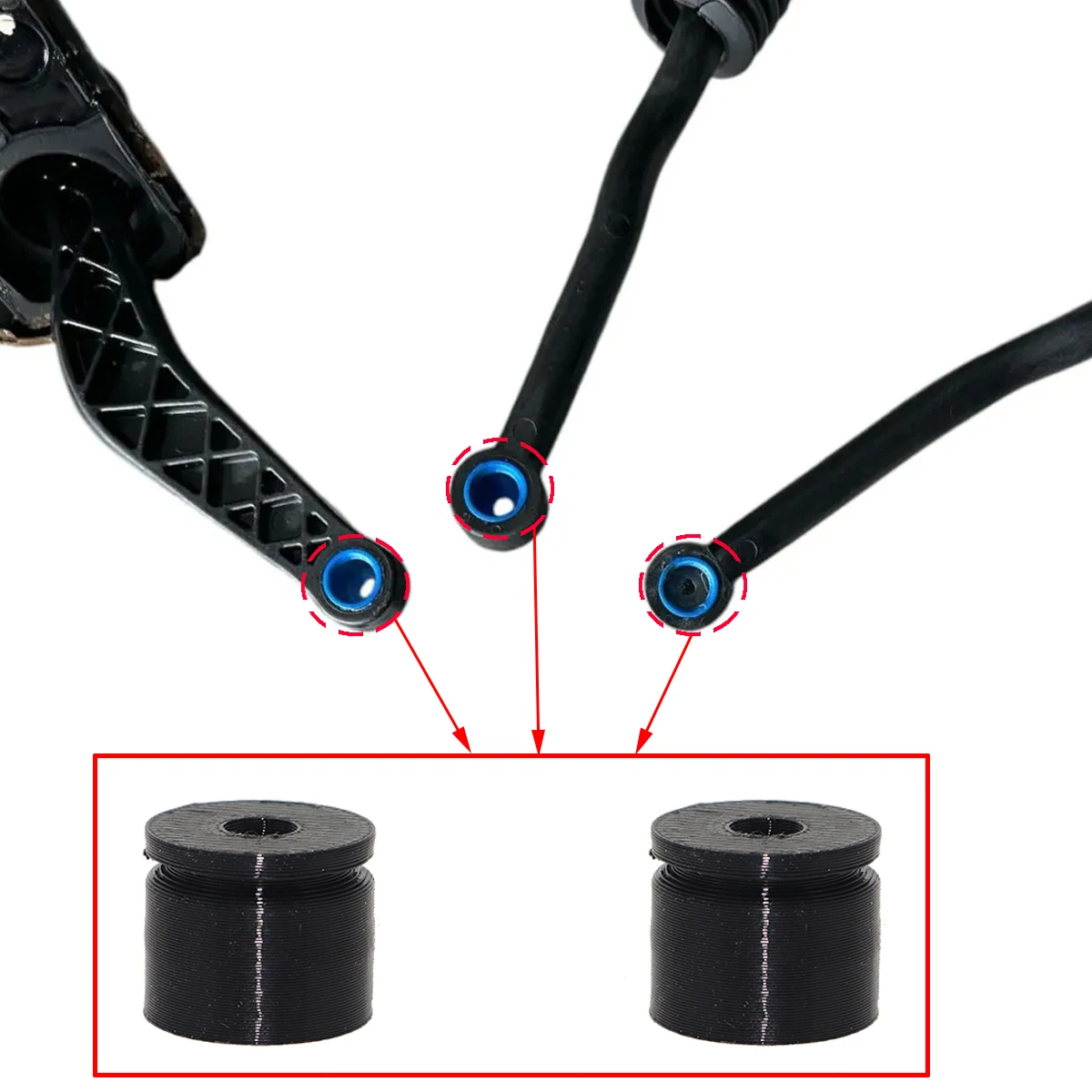 4pcs 6Speed Gear Selector Lever Bushes Trans Pivot Accessory For VW Amarok Manual Transmission Shift Linkage Connector Bushing