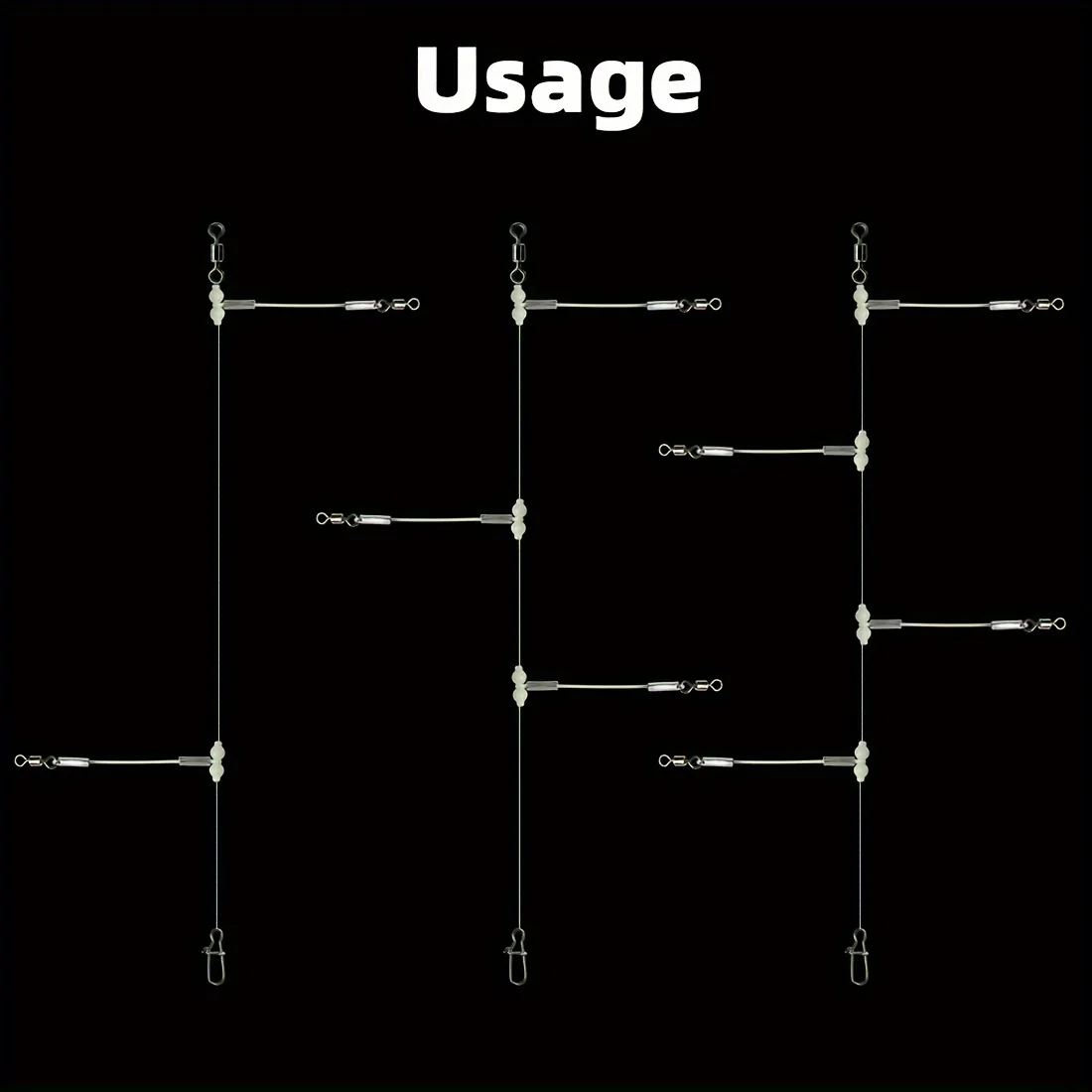 10 stücke Leucht Kürbis Balance Halterung Angeln Kürbis Schwenk Stecker Meer Angeln DIY Angeln Gruppe Fern-casting Balance Unterstützung – Detail 2