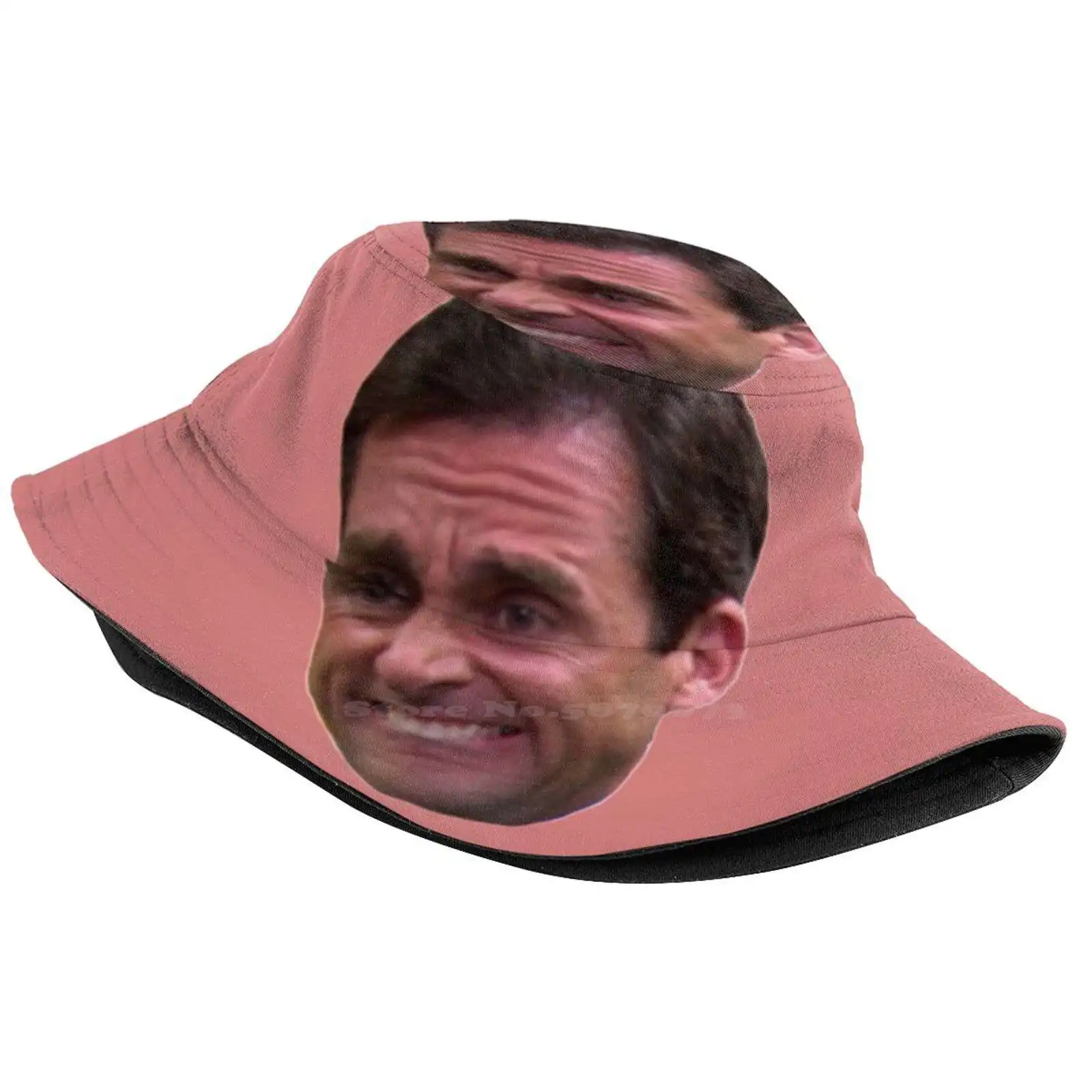 Michael Large Face - The Office Fishing Hunting Climbing Cap Fisherman Hats Dwight Schrute Face Movie The Office Tv Show Dunder