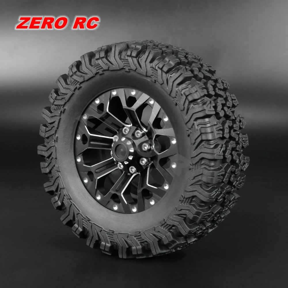 Juego De 4 Neumáticos Beadlock De 1.9 Pulgadas Para 1/10 RC Rock Crawler - Compatibles Con Axial SCX10 90035 90022 90046 D90 D110
