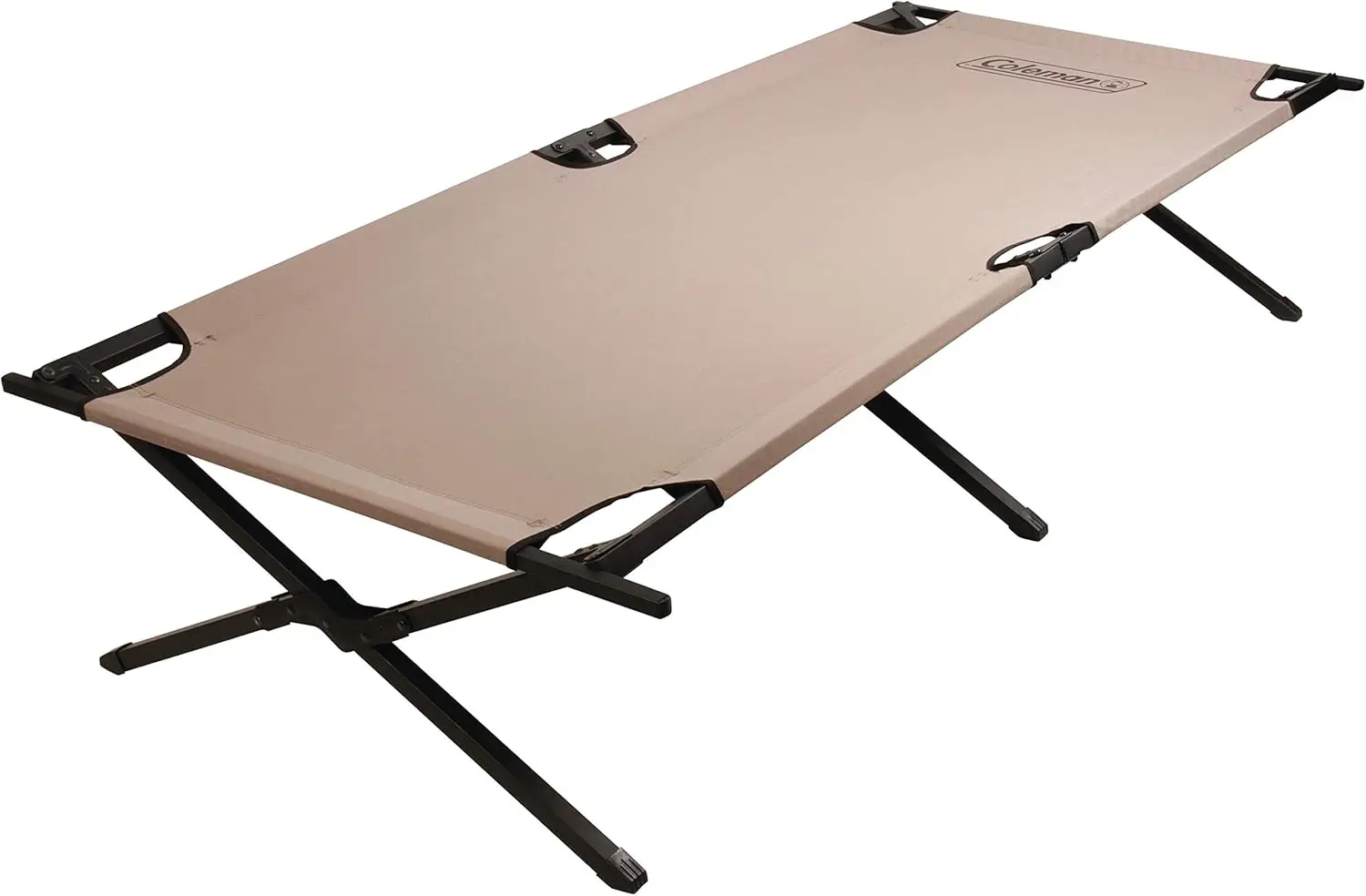 

Large Folding Cot with Easy Setup, Supports Adults up to 6ft 2in or 300lbs for Camping, Lounging & Guests