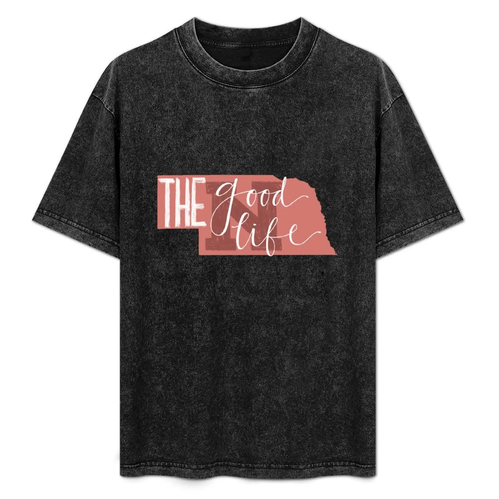 

Nebraska The Good Life T-Shirt Plus Size Lightweight Top