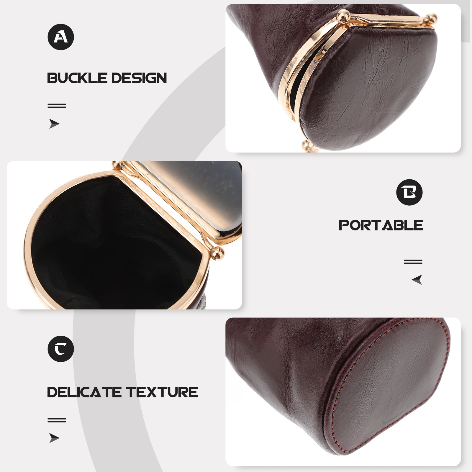 

Lipstick Bag Mini Makeup Case Tiny Purse Pocket Material Coin Cash Card Organizer Storage Bag Travel