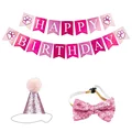 Pink Banner Hat Bow