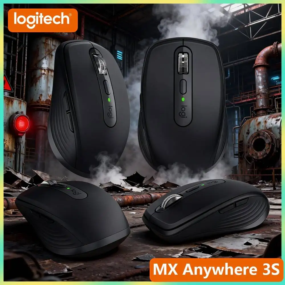 Premium MX Anywhere 3S - 8000 DPI, USB-C Fast Charge, Anti-Slip, Ideal for Auto Parts Store & Order Tracking