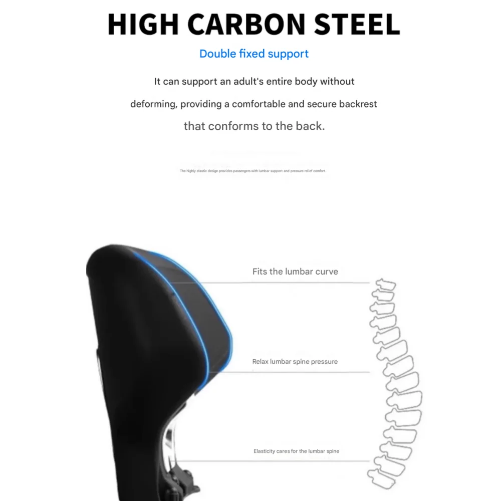 For Haojue UFR150 backrest modification, UFR passenger-carrying backrest aluminum alloy parts are installed without damage.