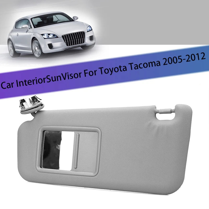 Car Interior Sun Visor Visor Driver Side Sun Visor With Makeup Mirror 74320-04181-B1 For Toyota Tacoma 2005-2012