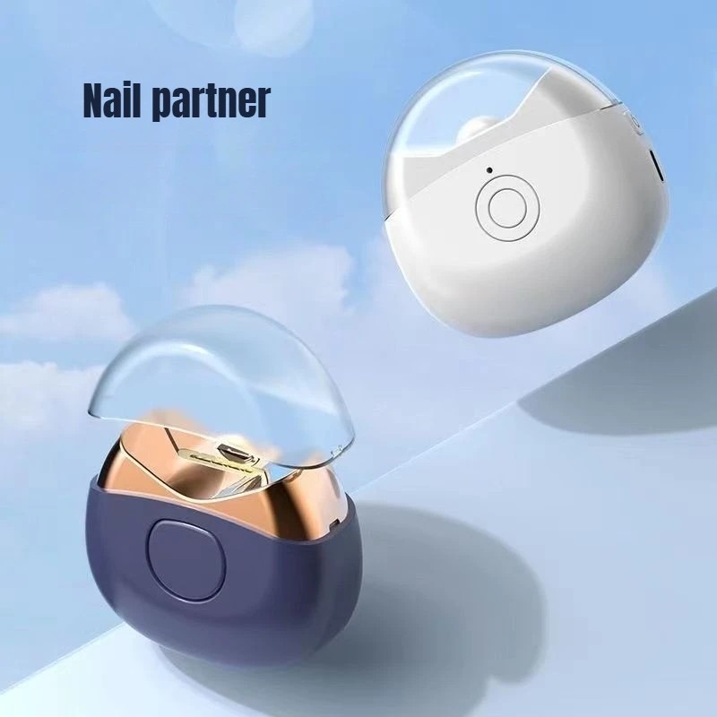 

Портативный мини-электрический триммер-полировщик для ногтей с подсветкой, низким уровнем шума, маникюрные инструменты для детей и взрослых, машинка для стрижки ногтей