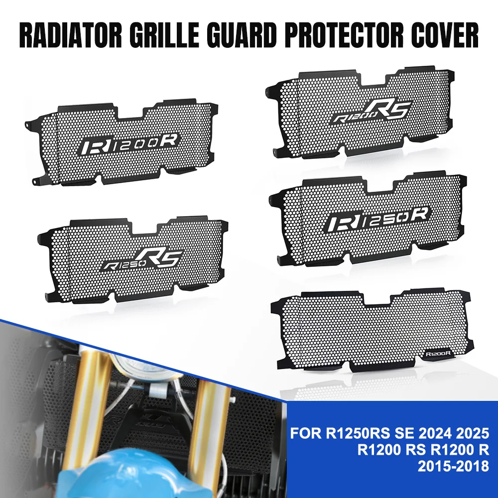 Radiator Grille Guard Protector Cover For BMW R1250RS SE 2024 2025 R1200RS R1200R 2015-2018 R1250R Exclusive R1250RS 2019-2024