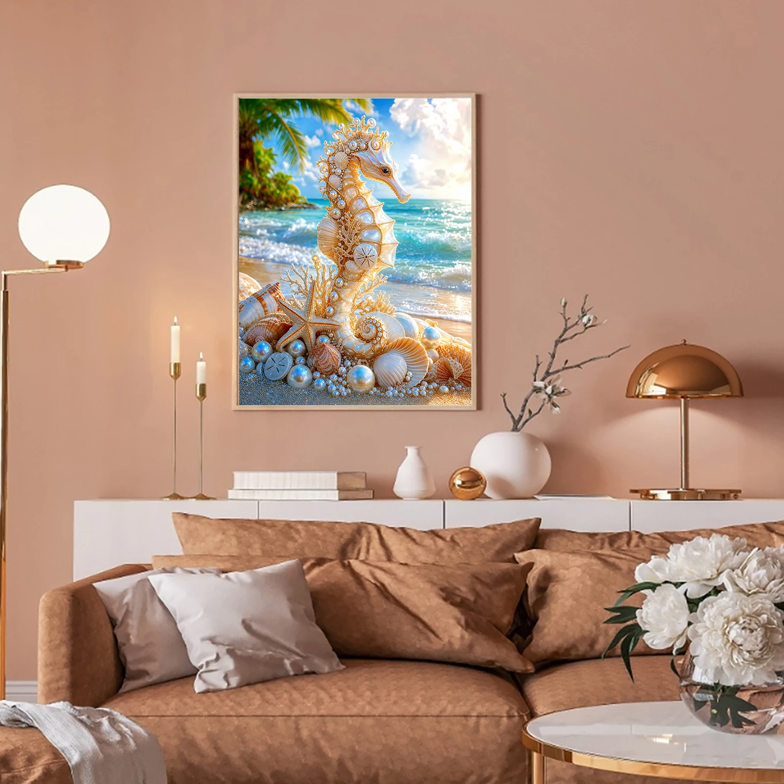 Plaża DIY 5D Okrągłe Diamentow – Art Craft Ideas For Adults recenzja i cena