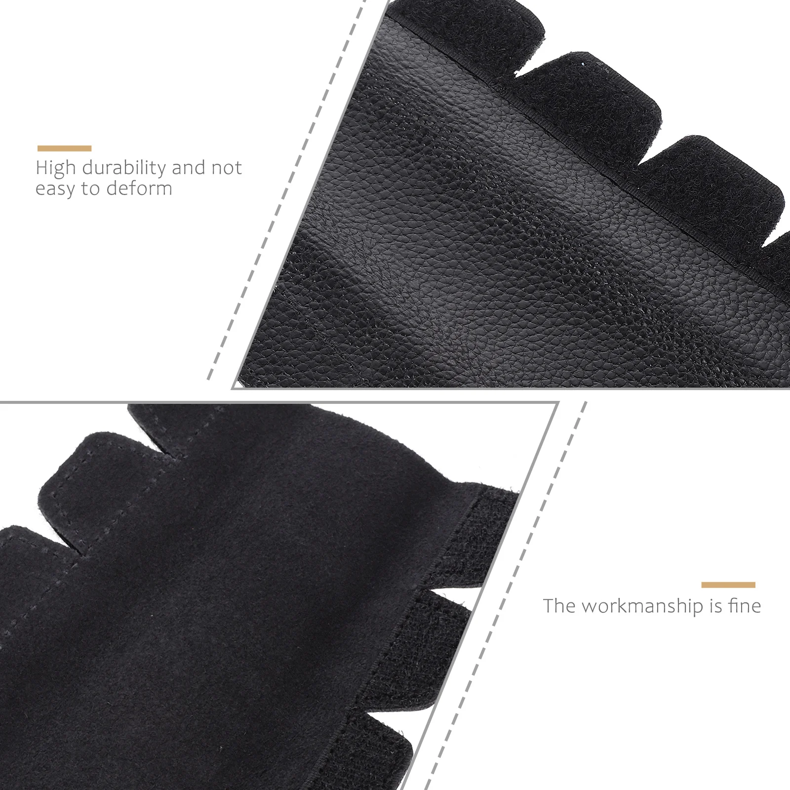 

Wear Resistant Horn Hand Pad Pads Protective Accessories Protecting Black Cowhide