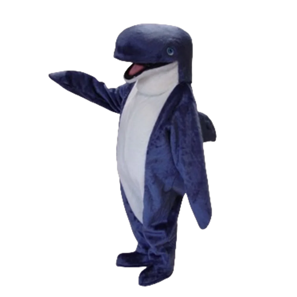 Best Sea Animal Mascot Blue Whale Mascot Costume orca Cartoon Character Carnival Party Outfit Suit Fancy Dress SW845