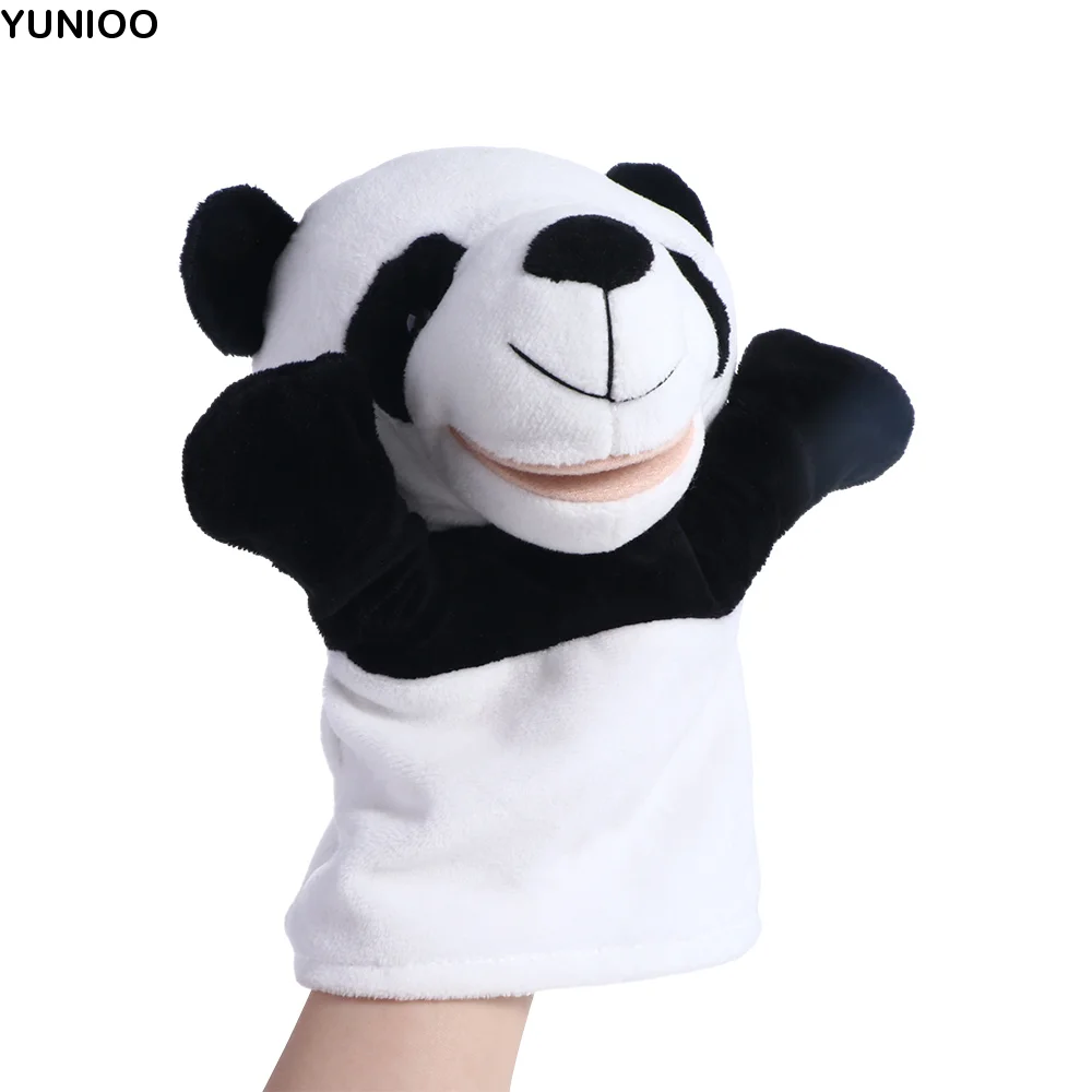 

Educational Soft Bear Shark Panda Dinosaur Stuffed Animal Puppet Finger Puppet Plushed Hand Finger Puppet