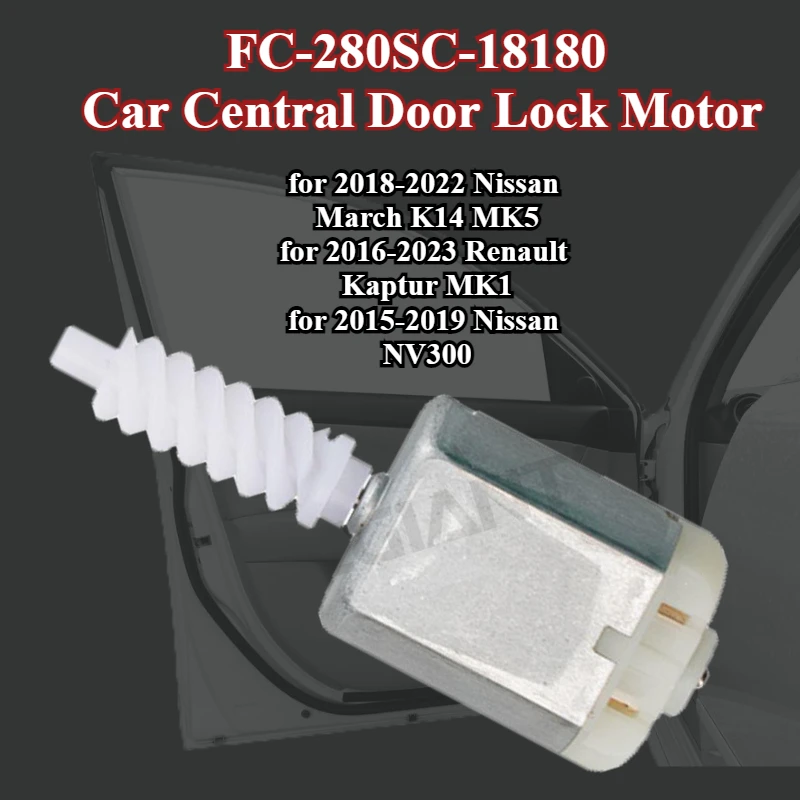 

AZGIANT FC-280SC-18180 car Central Door Lock Motor for Nissan NV300 March K14 MK5 Renault Kaptur MK1 Pure copper wire spare part