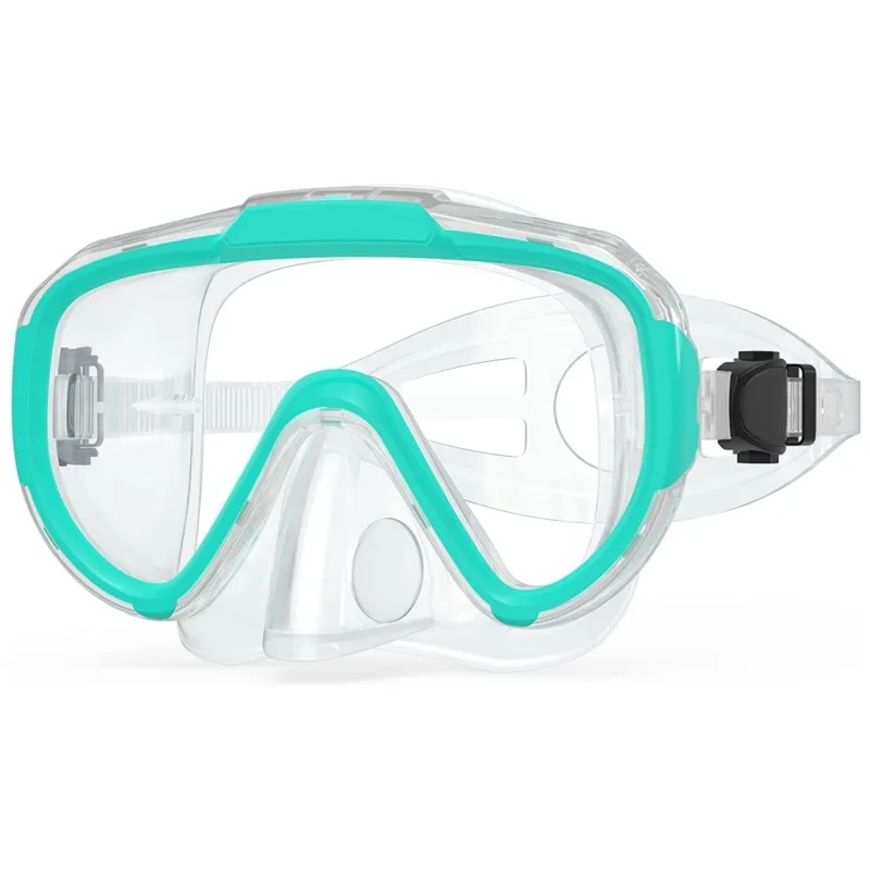 Diving goggles Tempered glass Liquid silicone goggles Snorkeling full mask New diving goggles Adult