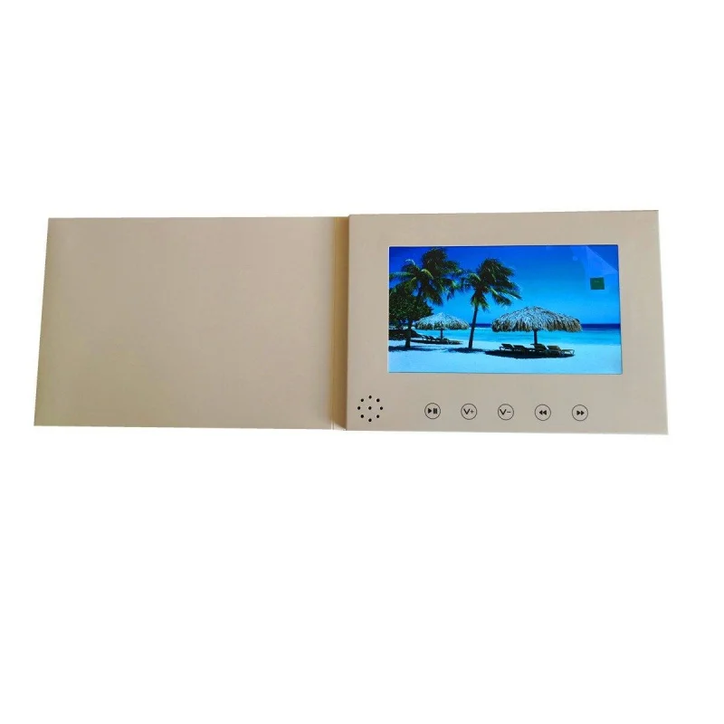 

Customized 7 inch Custom Box Video Games Customize Box Packaging Screen Gift Print High Quality Lcd Video Brochure Business Card