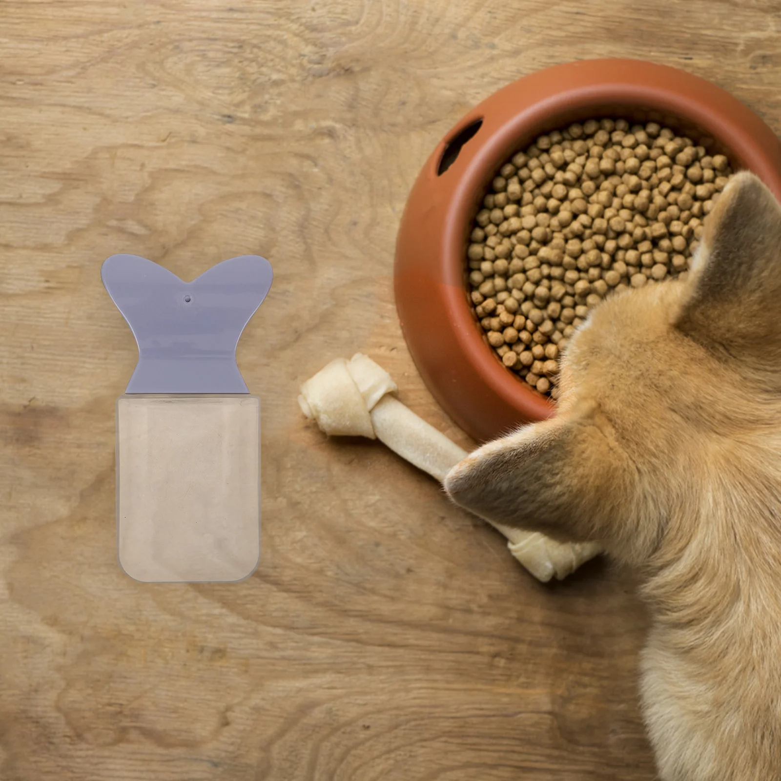 

3pcs Pet Food Scoop For Cat Dog Rabbit Precise Measurement Feeding Spoon Lightweight Portable Easy Clean Anti-Slip Handle Pet