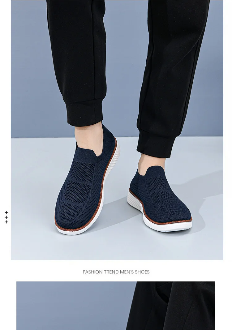 Frühling und Herbst Neue Atmungsaktive Freizeitschuhe Herrenschuhe Weiche Sohle Leichte und Bequeme Mesh-Schuhe – Detail 16