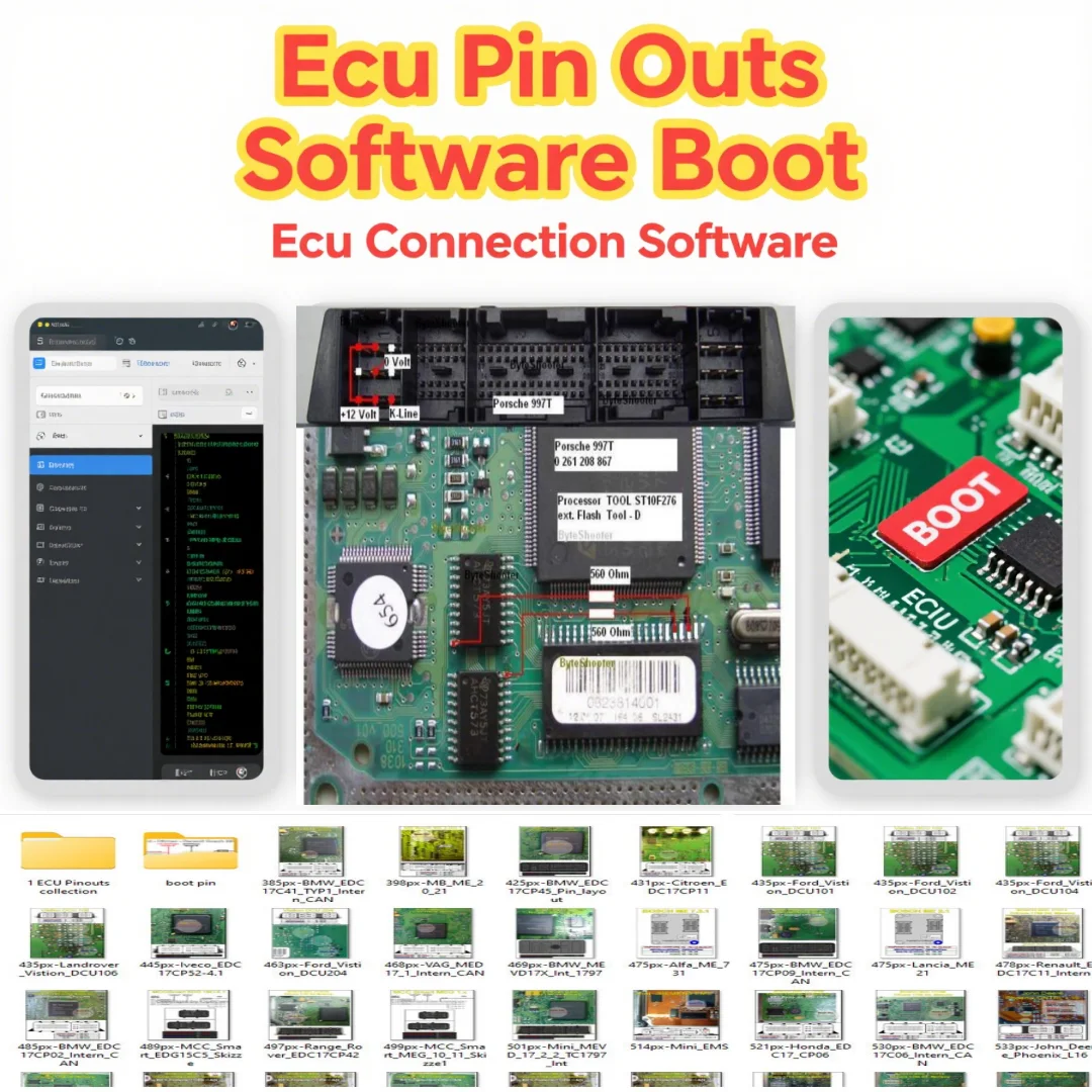 

Коллекция распиновки ECU, автомобильное соединение распиновки ЭБУ для Ford/BMW/Toyota/Iveco, схема проводки, карта ЭБУ против ALLDATA AUTODATA