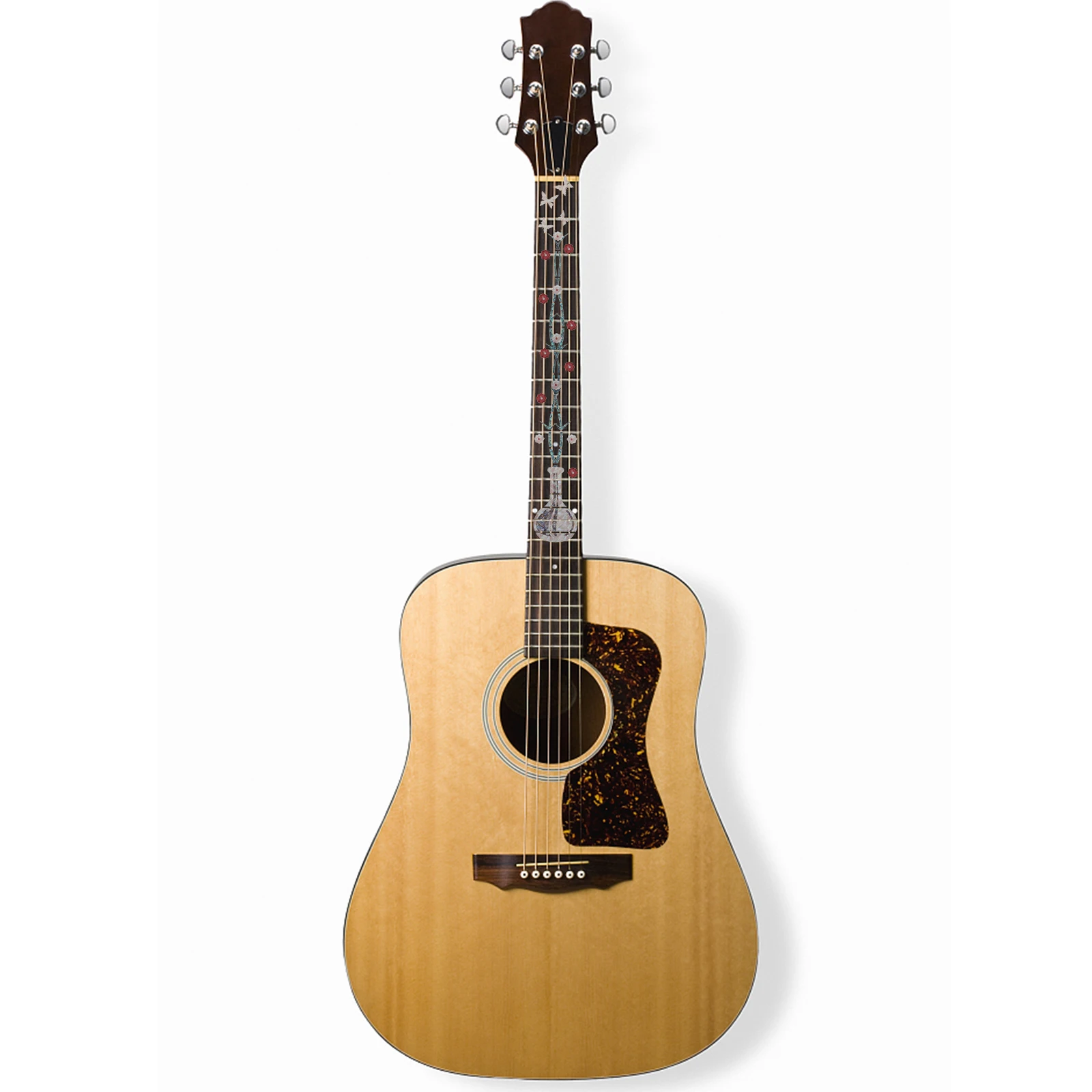 

Guitar Sticker Decorative Patch for Acoustic Electric Instruments Headstock PVC Self Adhesive Musical Stickers
