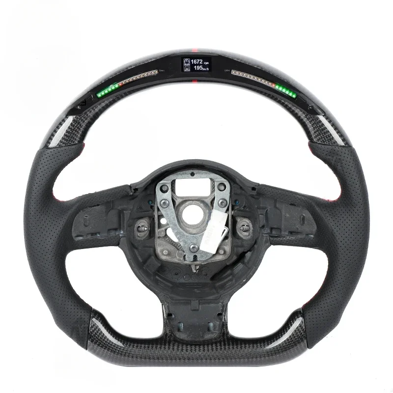 

Fit For Audi 2009-2015 TTS R8 TT S3 Custom Alcantara carbon fiber steering wheel racing wheel convertible