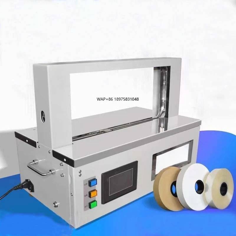 

Automatic Banding Machine with Paper Opp Tape Strapper Banknote Binding Strapping Belt Packing Machine