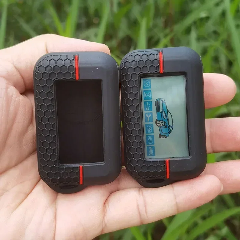 Nowy silikonowy pokrowiec na klucze pasujący do Starline E90 E60 E91 E61 E63 E65 E85 E92 E95 E96 Samochodowy antykradzieżowy futerał na pilota LCD