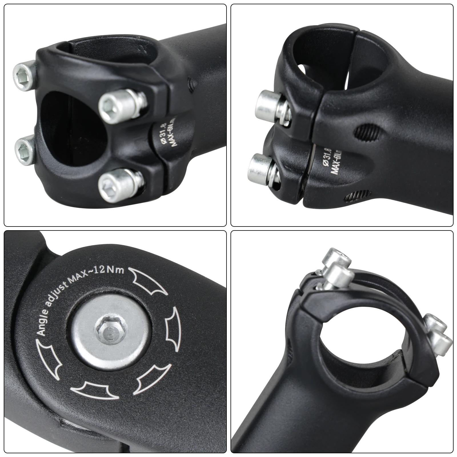 90 ° Verstellbarer Fahrradlenker-Vorbau aus Aluminiumlegierung, E-Bike-Lenkerverlängerung, Riser, Rennrad-Vorderradgabel-Vorbau-Adapterteile – Detail 4
