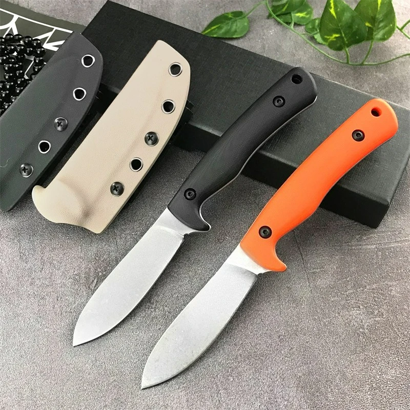 

ES - AGK D2 Blade G10 Handles Outdoor Camping Survival Portable Barbecue Durable Multifuntional EDC Tools Cutting Sharp Knives