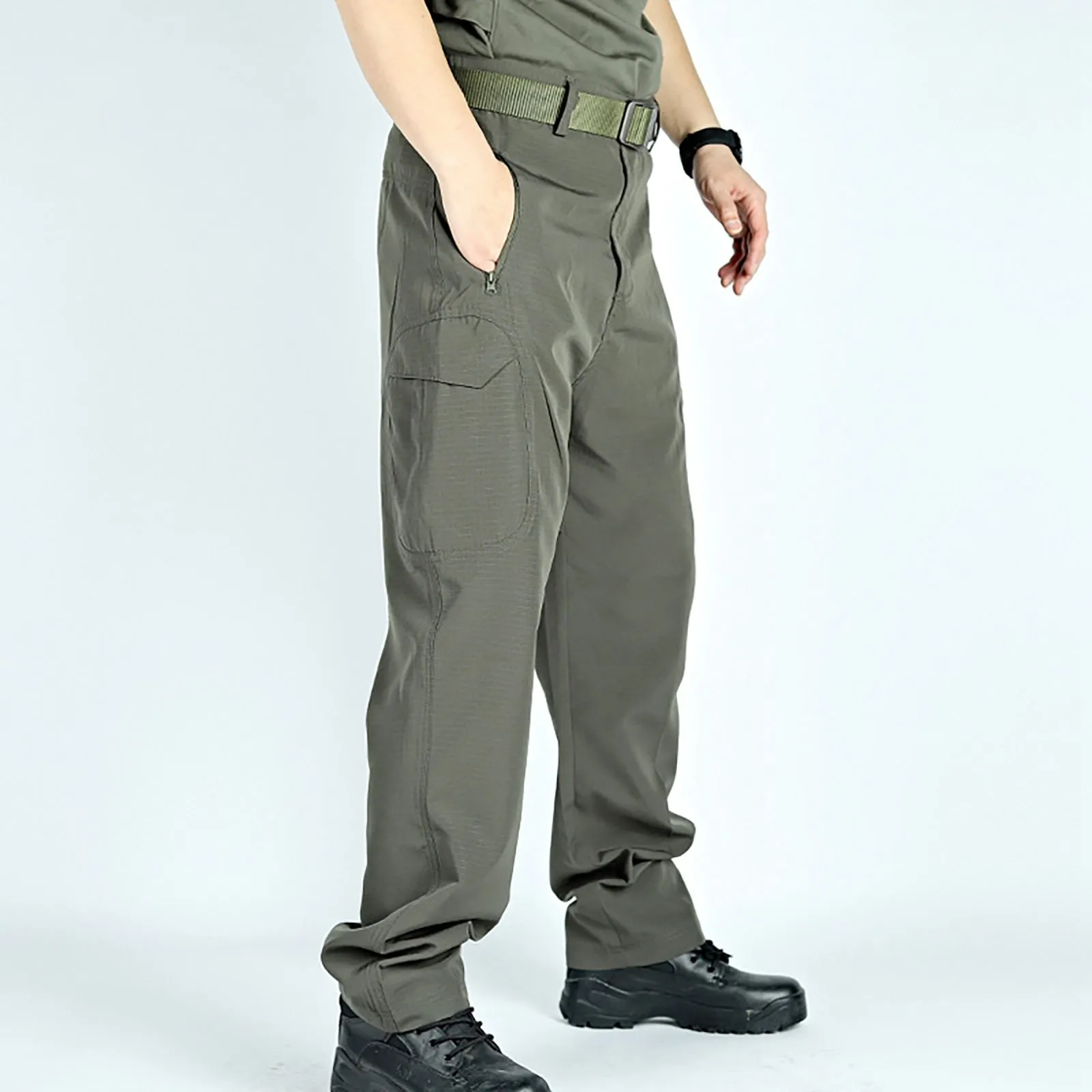 New Men Quick Drying Tactical Pants Multi-pocket Waterproof Trousers Fashion Male Breathable Cargo Pant Joggers