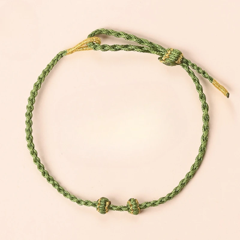 2MM Fashionable DIY Hand Woven Adjustable Bracelets Men's and Women's Manual Rope Chains Wrist Strap Party Jewelry