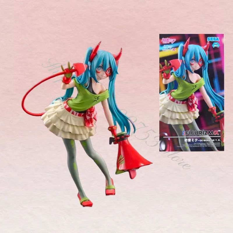 

In stock Genuine VOCALOID DEMONSTAR FIGURIZMa Hatsune Miku PVC Anime Figure Model Festival Gifts Boxed Desktop ornament Kawaii