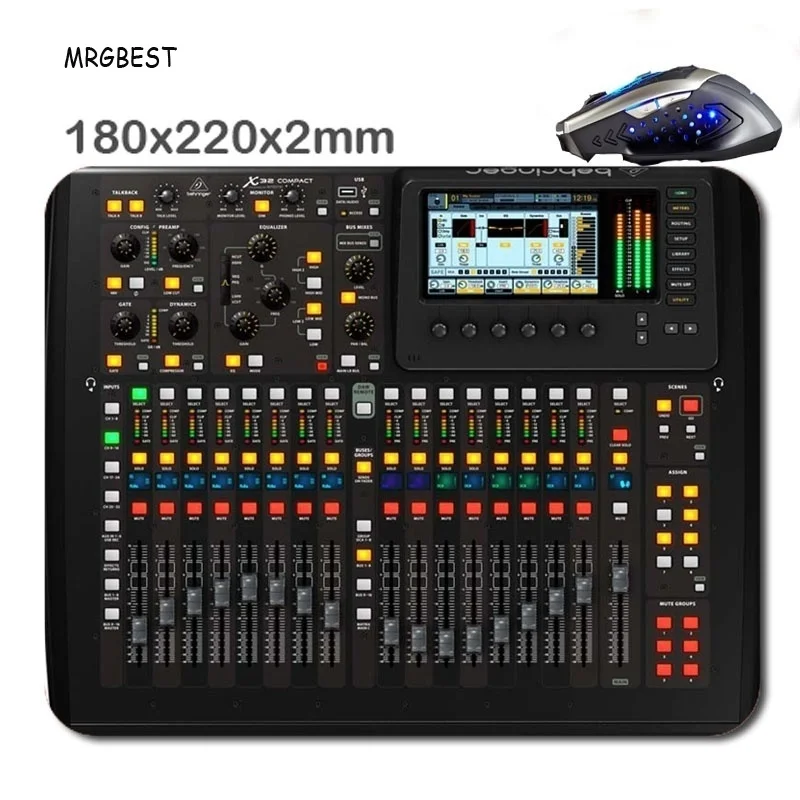 

MRGBEST 220 *180 *2mm Mixing Console HD Customized Rectangle Non-Slip Rubber Fast Printing Gaming Durable Notebook Mouse Pad