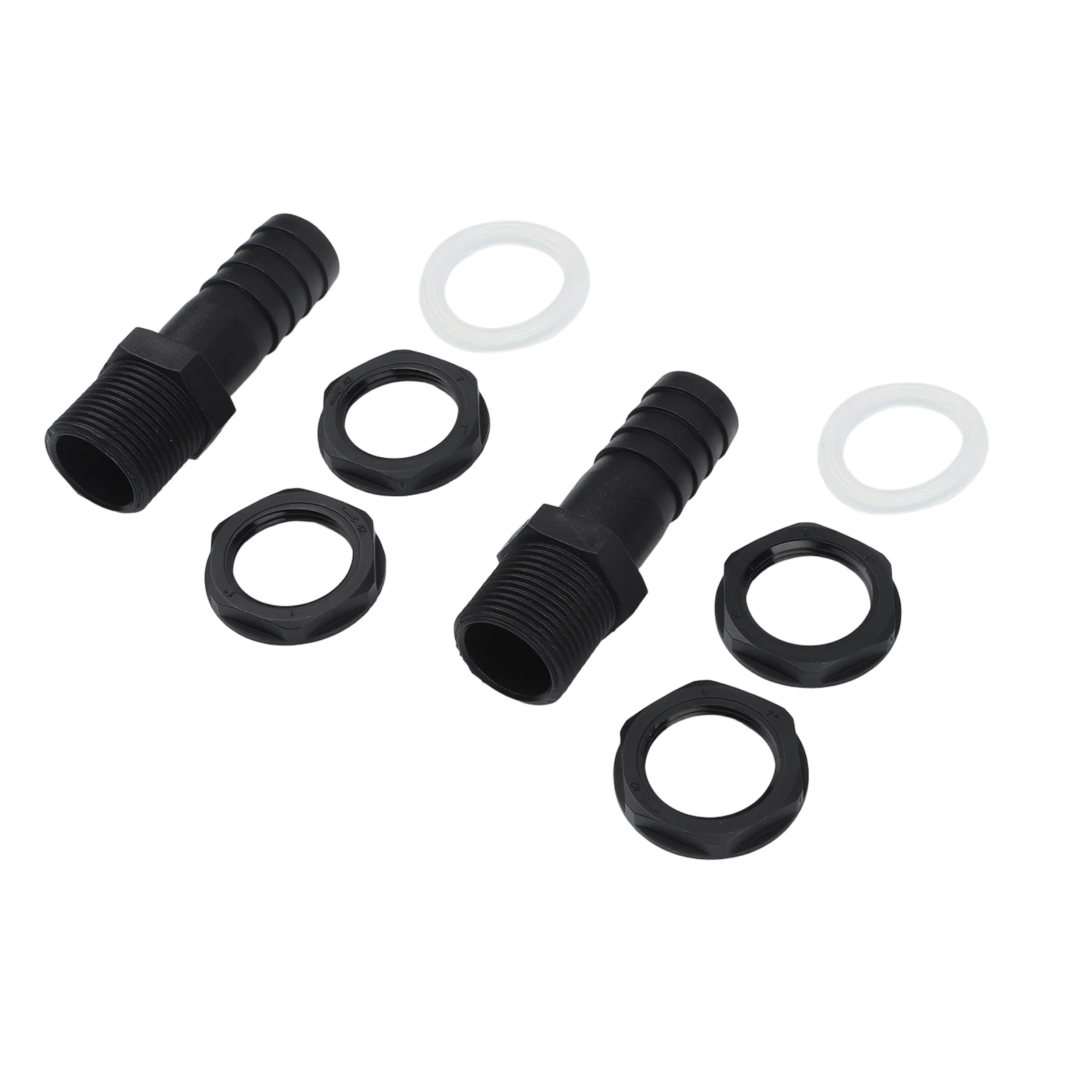 25mm Hose Connector Kit for Rainwater Tanks Pack of 2 with Sealing Rings and Linking Washers to Enhance Connection Stability