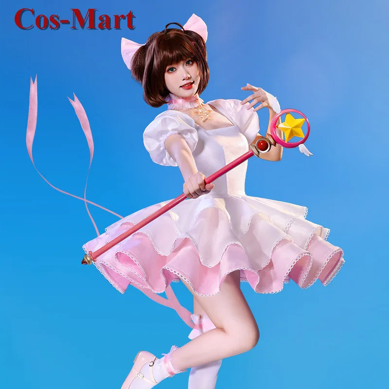 

Cos-Mart Anime Cardcaptor Sakura Kinomoto Sakura Cosplay Costume Sweet Angel Combat Uniform Activity Party Role Play Clothing