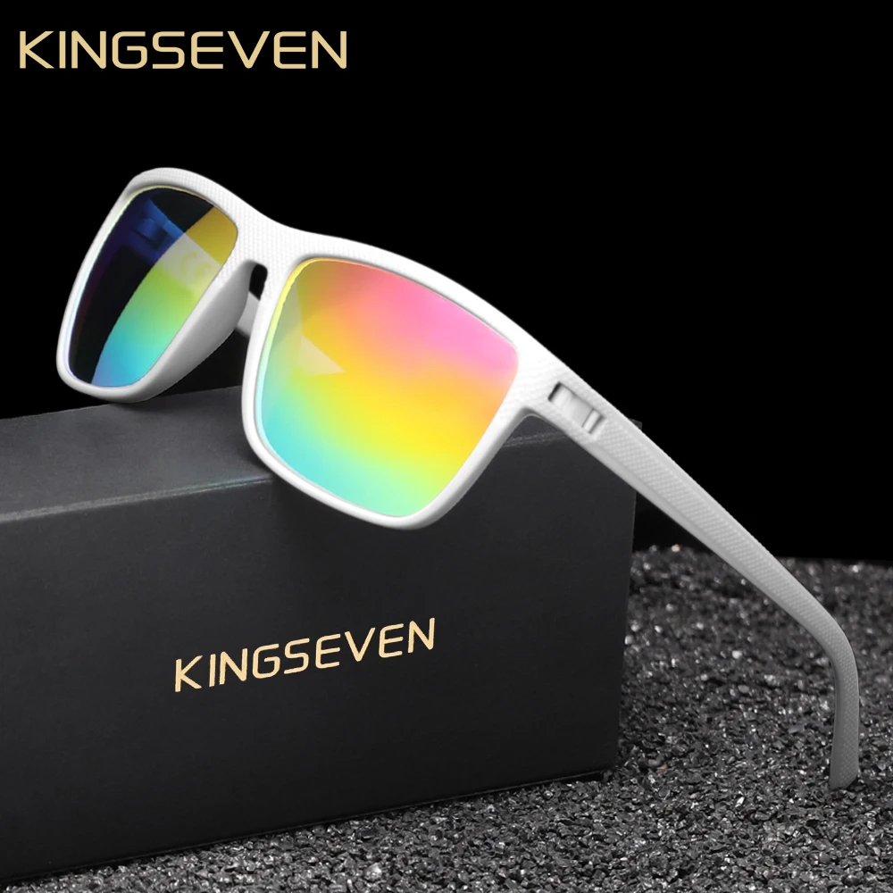 KINGSEVEN Trendy Sport Polarisierte Sonnenbrille Männer Frauen Anti-UV400 Schutzbrille Outdoor Brillen 4