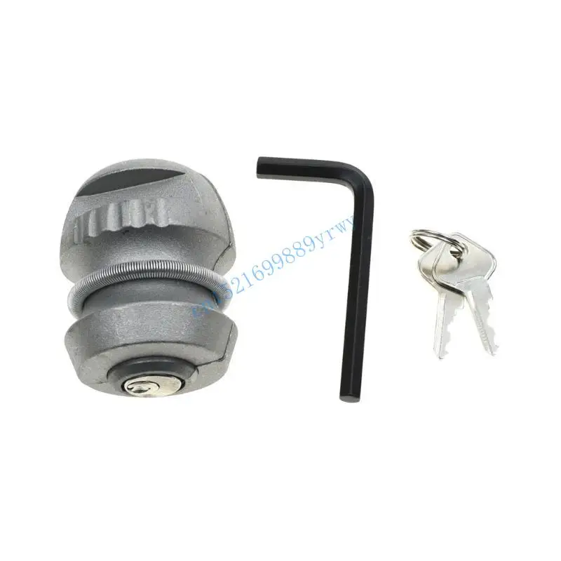 

6XDB Universal Anti-Theft Trailers Caravans Aluminum Hitch Coupling Tow Ball Lock Anti-theft Anti-corrosion Trailer Lock
