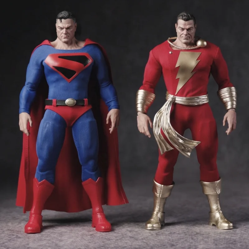 Original Dc Kingdom Come Superman Shazam Special Edi 1/12 Cloth Clothes Articular Mobility Action Figure Collection Gift