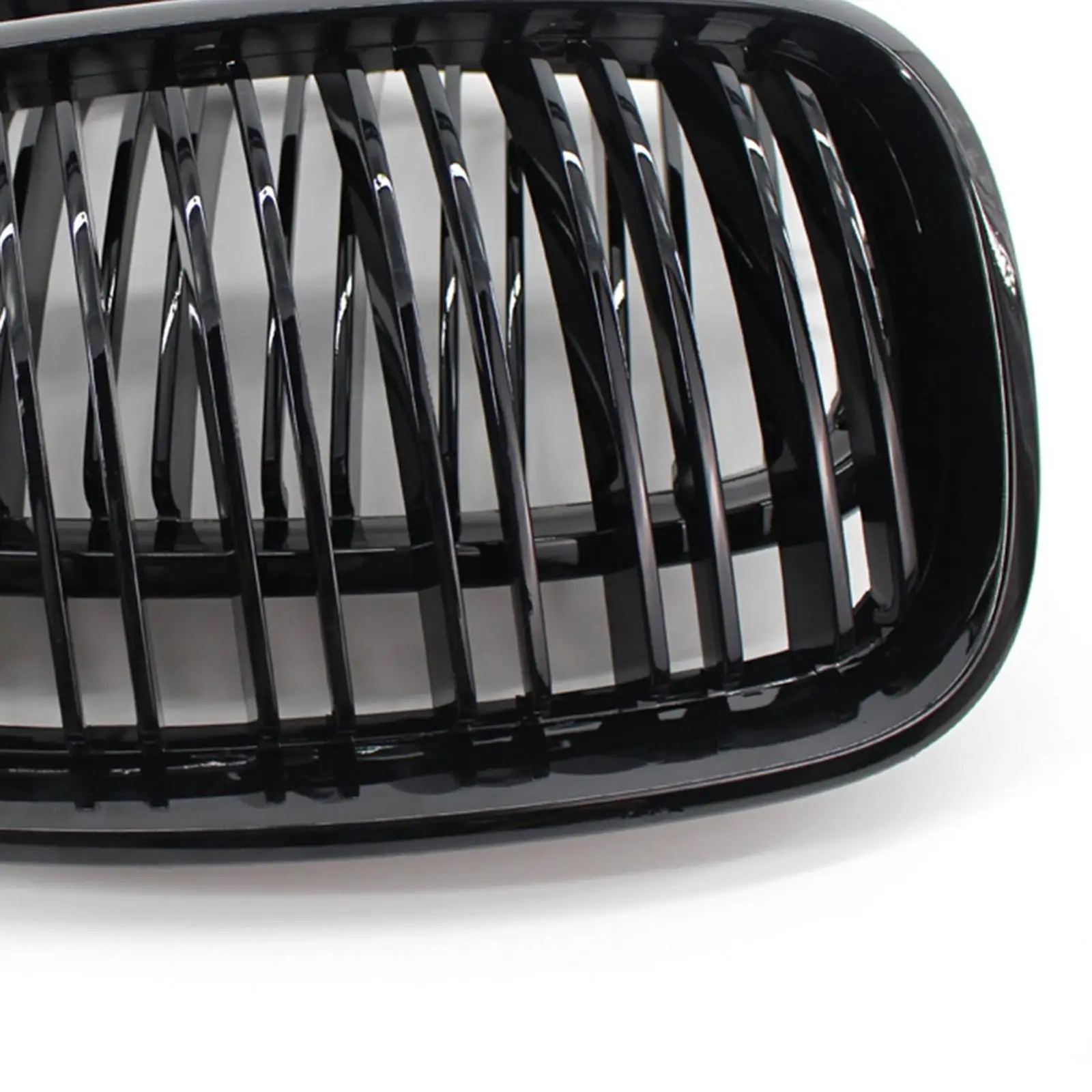 Front Double Line Grille for BMW E70 X6 X5M X6M 2007-2013 2-Pc Set