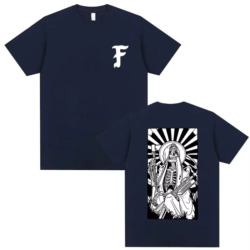 Forward Observations Group Skeleton Graphic T-shirt Men Women Casual Cotton Vintage T-shirts Male Oversized T Shirts Streetwear