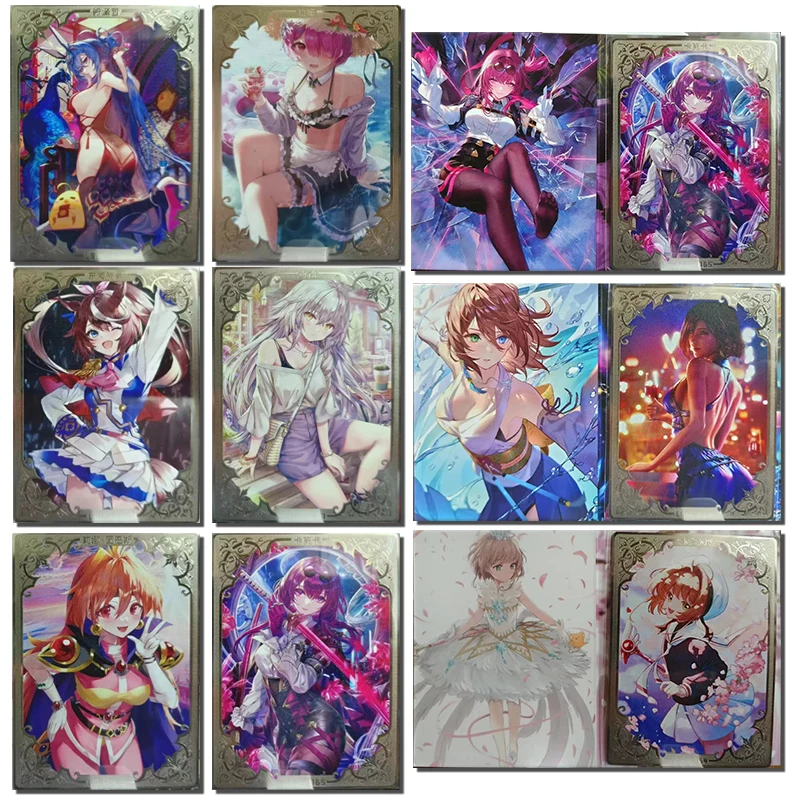 

Anime Goddess Story Ram Kafka Tokai Teio Lina Inverse DIY homemade Metal cards Toy collection Man Birthday Christmas gifts